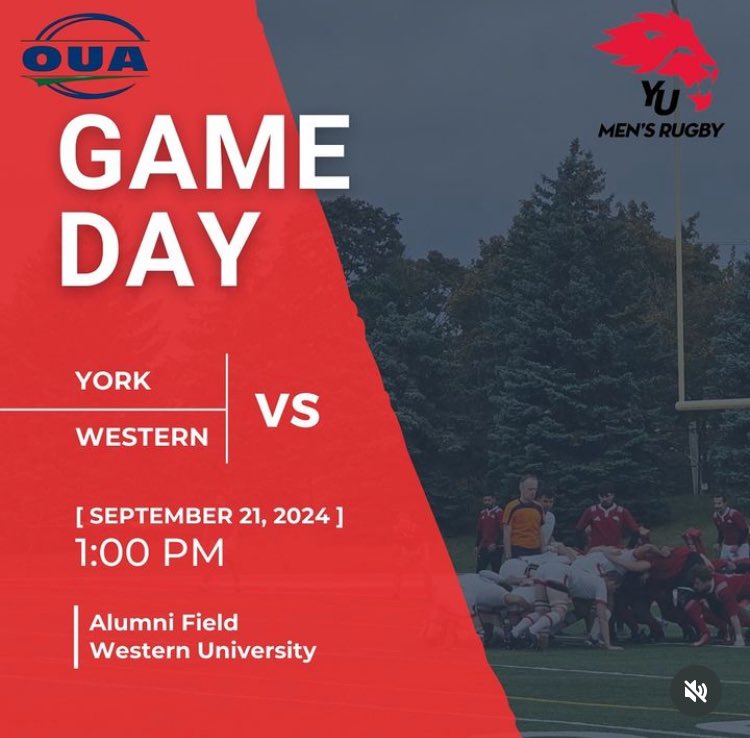 YorkU Men's RFC Alumni (@yorkmensrfcalum) on Twitter photo Match Day: Today the York University <a href="/yorkulions/">York Lions</a> Men’s Rugby team travels to London, ON to face the <a href="/WesternMustangs/">Western Mustangs</a> in <a href="/OUAsport/">Ontario University Athletics</a> action!! Kick-off is at 1pm on Alumni Field at Western!! Match Day: Today the York University <a href="/yorkulions/">York Lions</a> Men’s Rugby team travels to London, ON to face the <a href="/WesternMustangs/">Western Mustangs</a> in <a href="/OUAsport/">Ontario University Athletics</a> action!! Kick-off is at 1pm on Alumni Field at Western!!