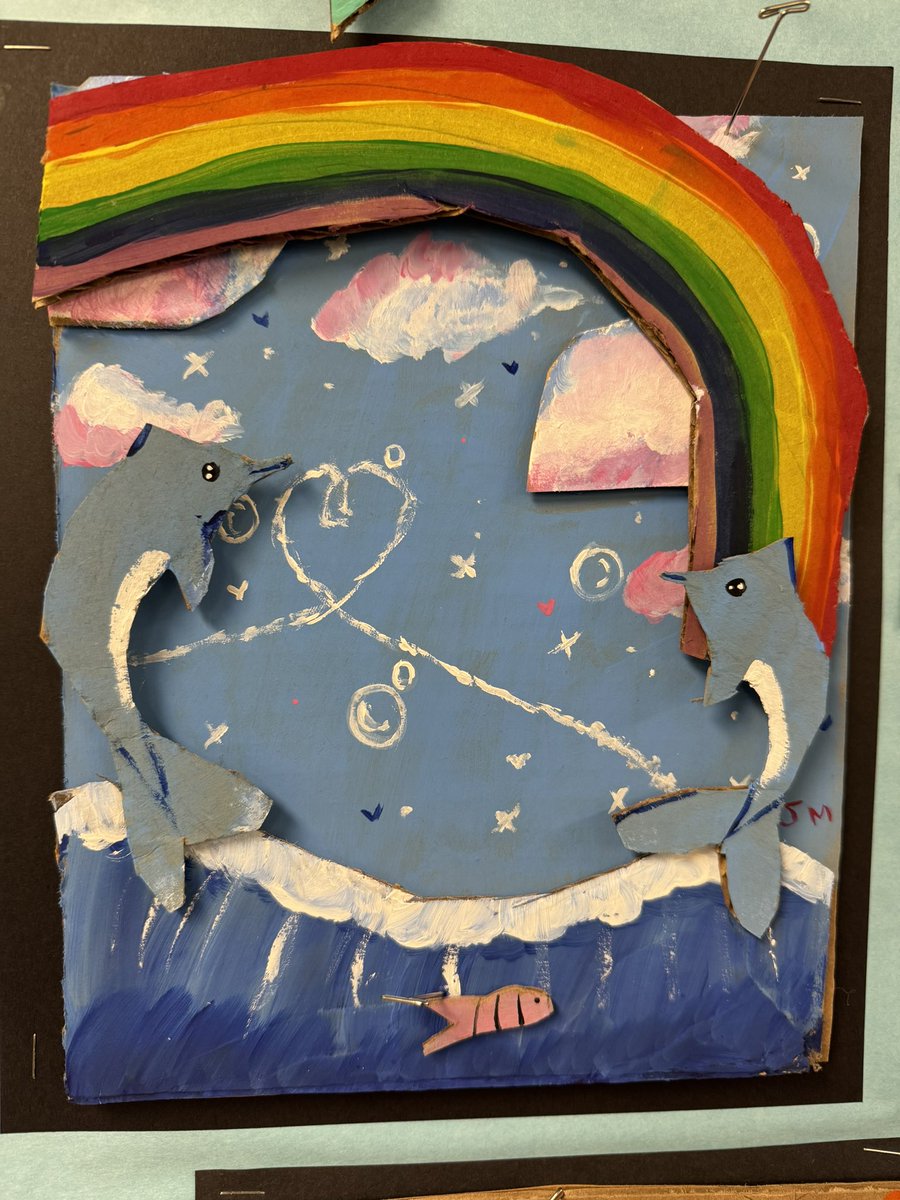 I am so impressed with the first art project our <a href="/EIChargers/">EducationImagine</a> 6-12th graders created. Mr. Cameron has created projects that help students understand the elements of art while having fun being creative!