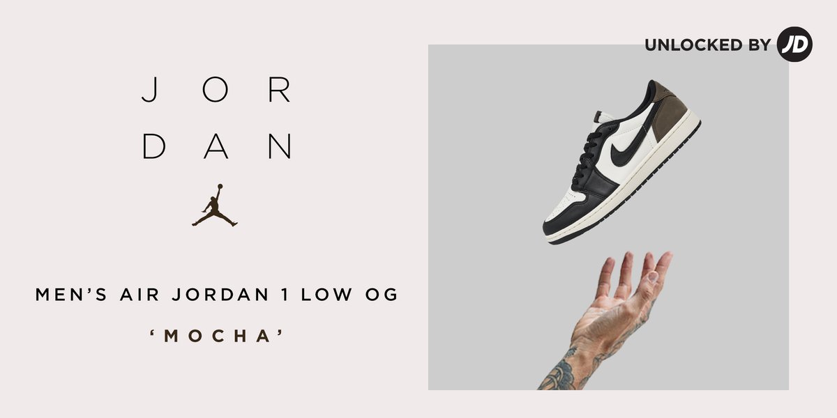 The Air Jordan 1 Low OG 'Mocha' has dropped! 🔥

Don't miss out — snag yours today. 🟤⚫⚪ brnw.ch/21wMYiv