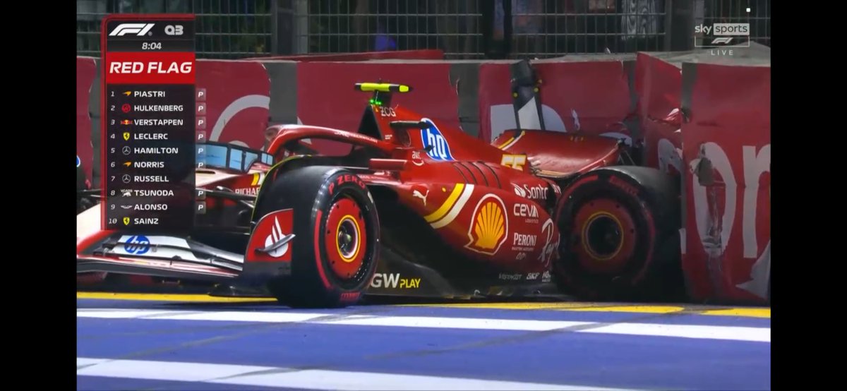 vnesf1's tweet photo. NO WAY🥹 My top pole contender 🥲 

#SingaporeGP https://t.co/7OtQeDIfZD