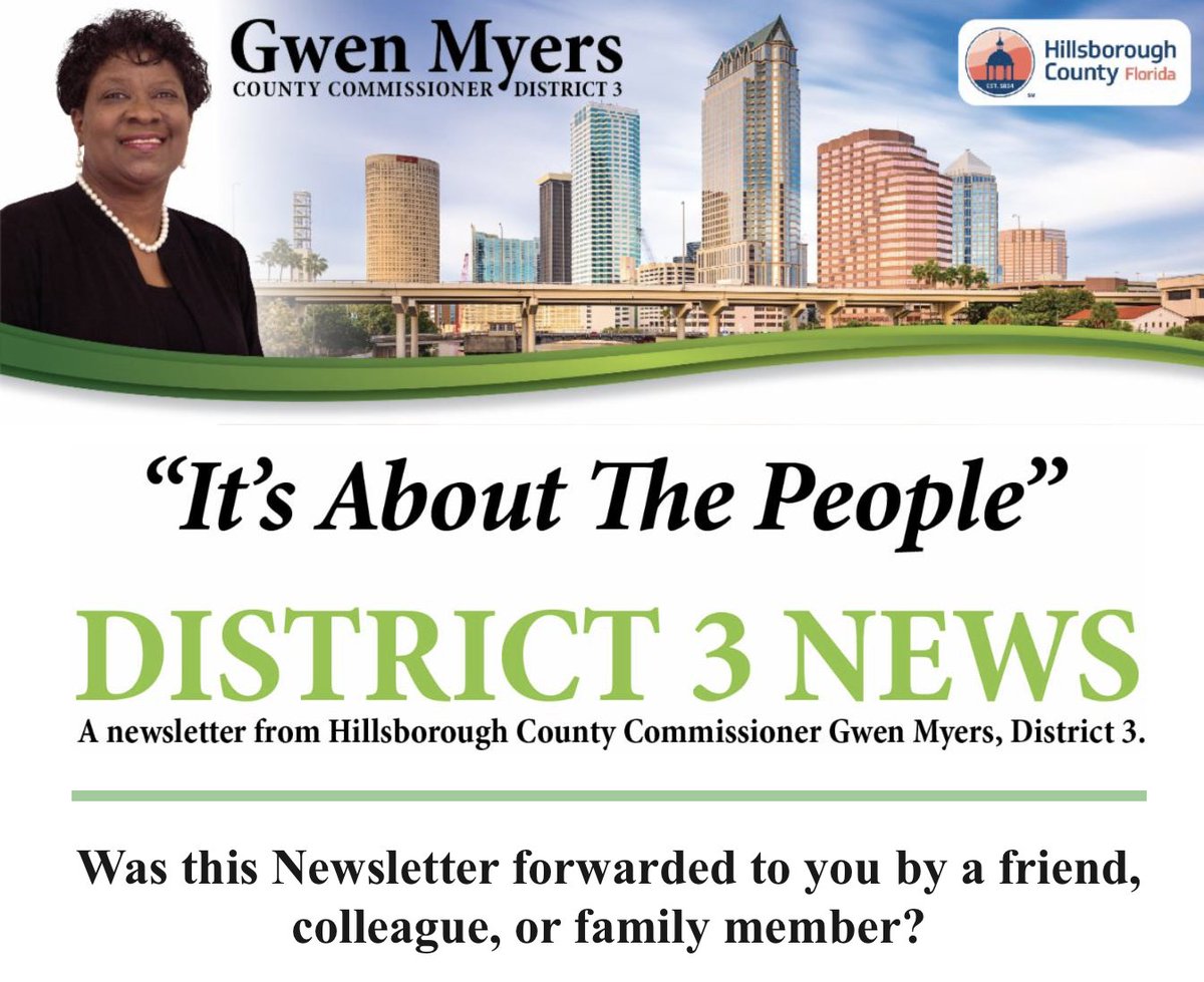 3FoldPros's tweet photo. Thank you to the office of County Commissioner Gwen Myers for the newsletter feature. We're grateful for this and other partnerships that were established during the Back To School Bash. The work is just beginning! https://t.co/MldR9Z6AQX
