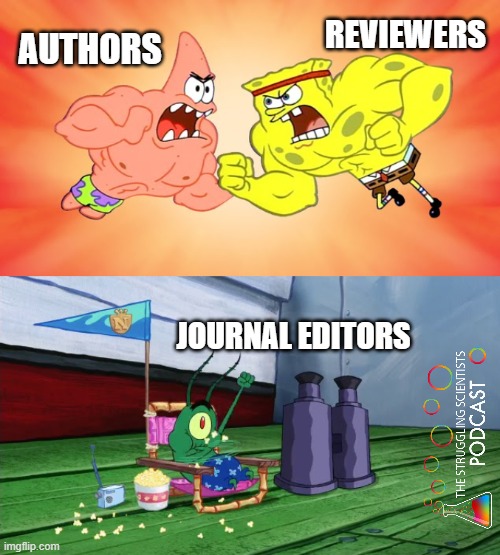 TheStrugglingS4's tweet photo. A realistic and unbiased depiction of what the average day for a journal editor must be like. https://t.co/L7NlOqPvHS