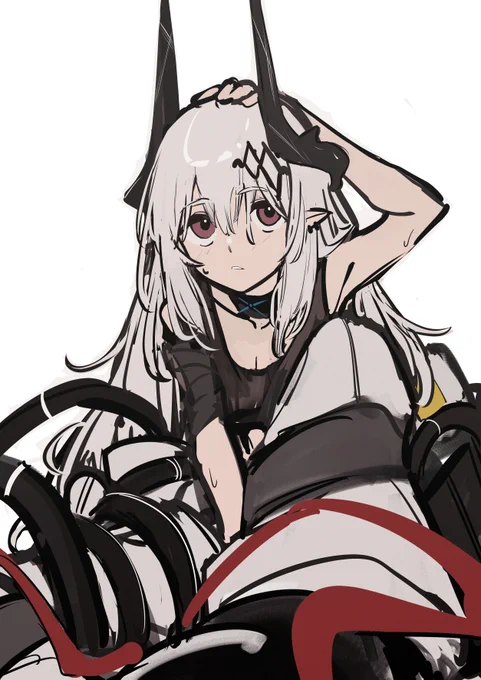 #アークナイツ版深夜の真剣お絵かき60分一本勝負