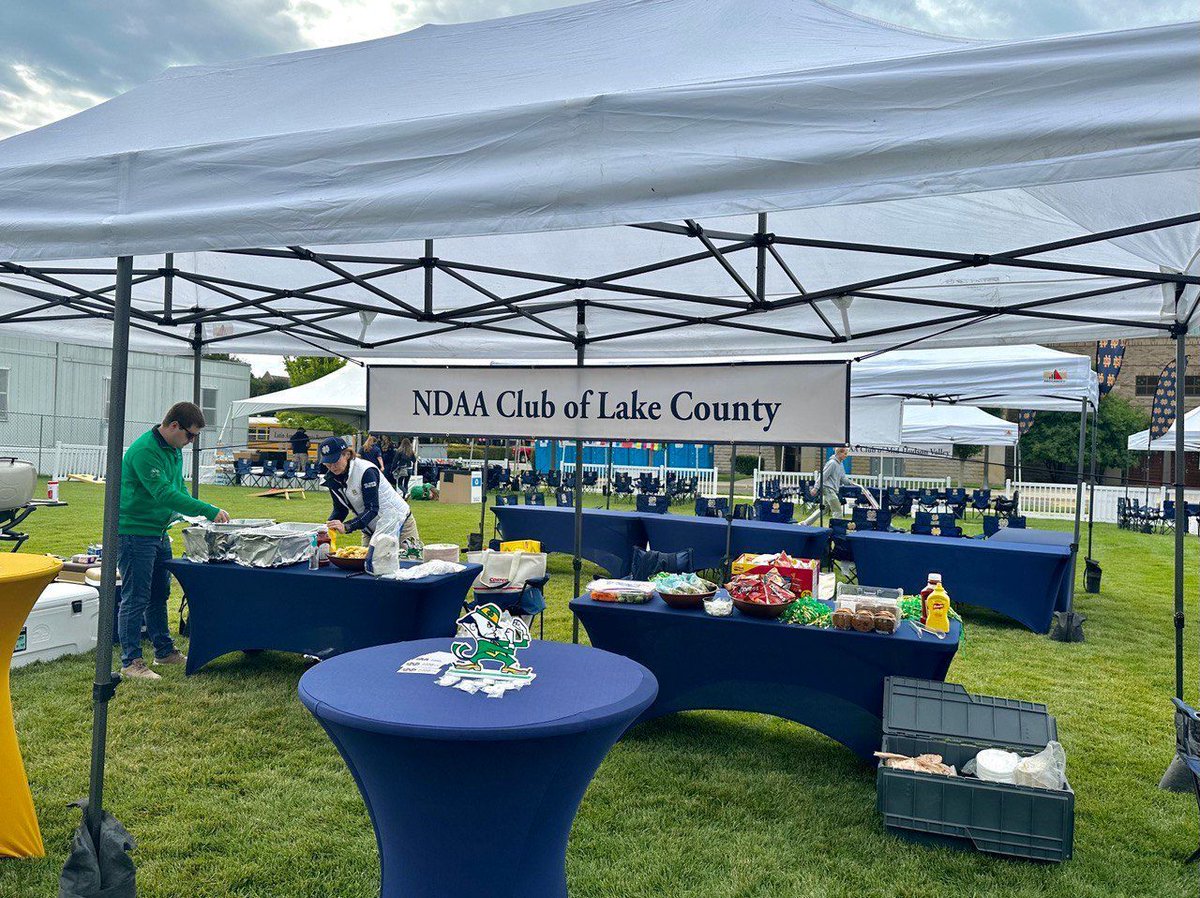 264 minutes until kick-off and 24 minutes until the Club of Lake County tailgate opens. Join us on McCourtney Lawn at 10:30 am ET! See you soon! #GoIrish ☘️ #BeatRedhawks 🐦