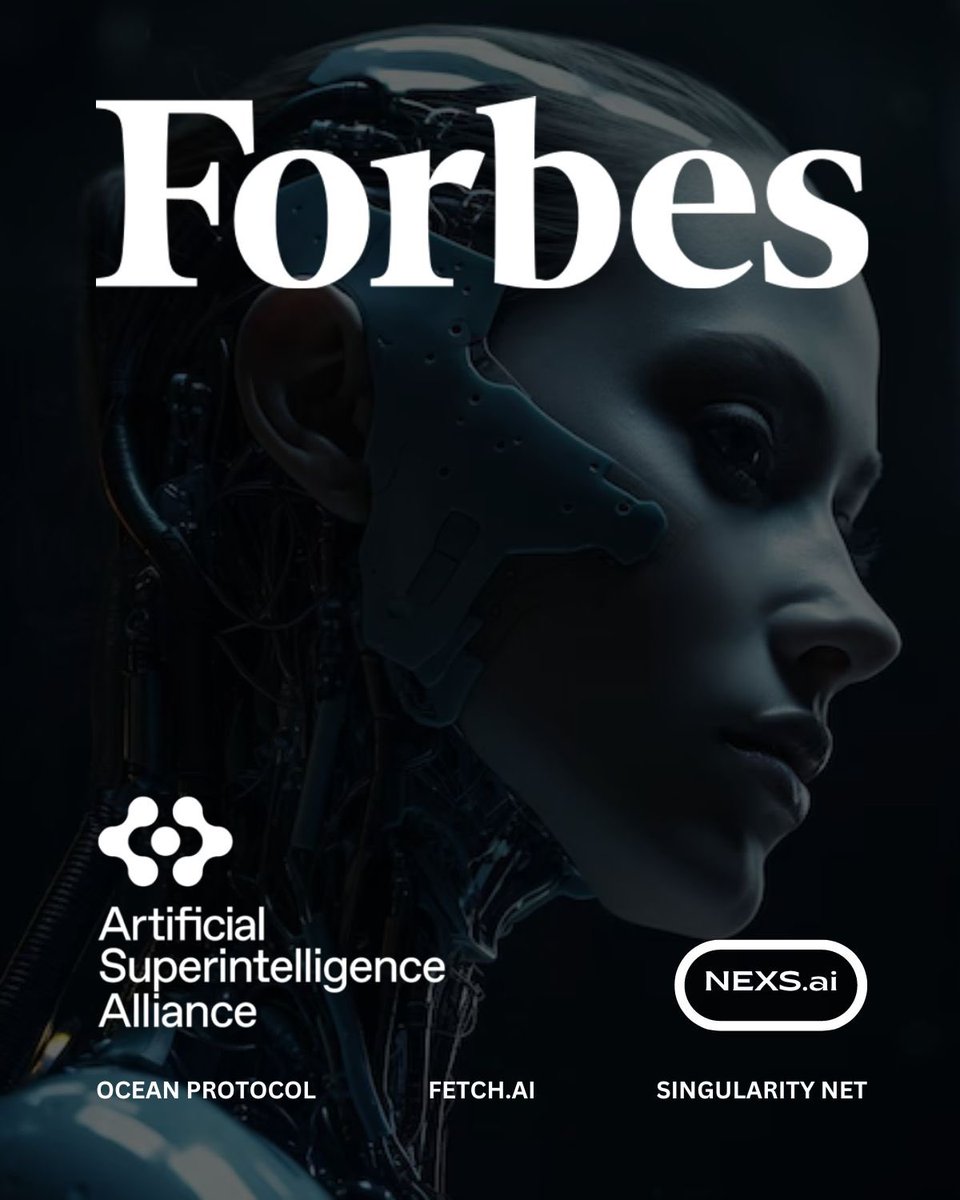 neXs_ai's tweet photo. ▪️ $FET ▪️ 

Breaking 🚨

@ASI_Alliance member @Fetch_ai was featured in the latest @Forbes article on #AI, recognising the project as one of the leaders in the movement towards decentralised autonomous #AI agents  

Read the full article here: https://t.co/e0OeOuTBeq https://t.co/qarQIzNInJ