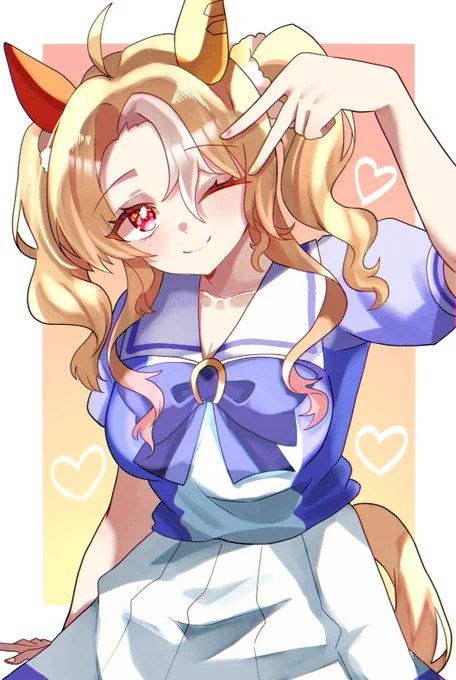 フサイチパンドラちゃん可愛すぎる…….ぎゃう#ウマ娘 #フサイチパンドラ 