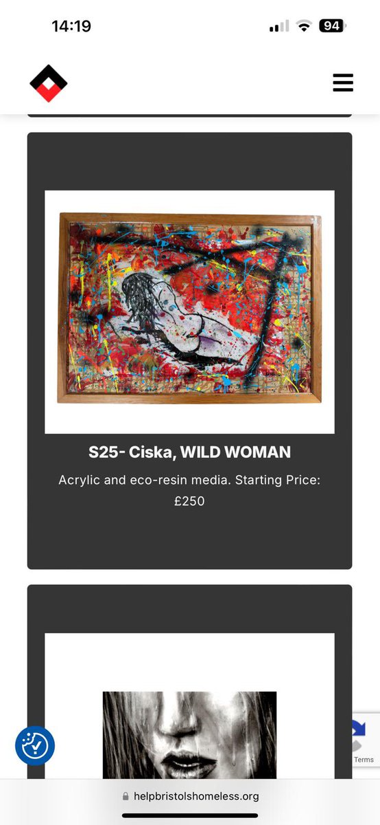 jasper1168's tweet photo. 27th September 2024 
Art auction 
#togetherwecanmakeadiffrence
#helpbristolshomeless.org https://t.co/x2bGdIFu5T