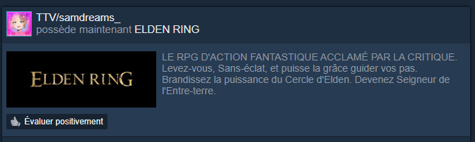SamDreams's tweet photo. Elden Ring has been gotten!!! can't wait to have 1k+ deaths! 🤩✨ https://t.co/qqKTg2F3HT