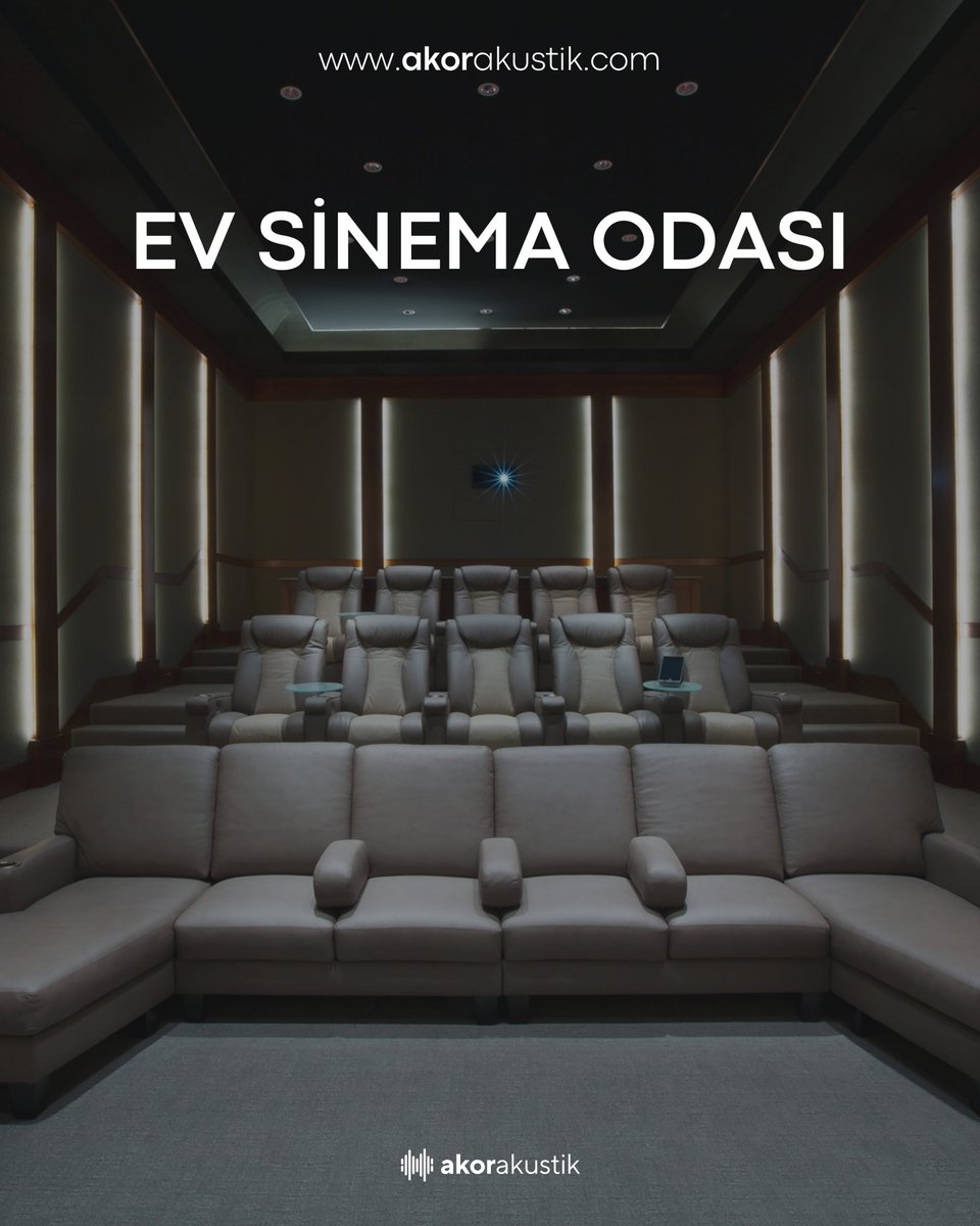 akorakustik's tweet photo. Hayalinizdeki sinema salonunu evinizde yaratmak artık çok kolay! Akor Akustik olarak, ses ve görüntü kalitesini maksimuma çıkaracak, tamamen akustik çözümlerle donatılmış Anahtar Teslim Ev Sinema Odası tasarımları sunuyoruz. https://t.co/53kqZUa0JF