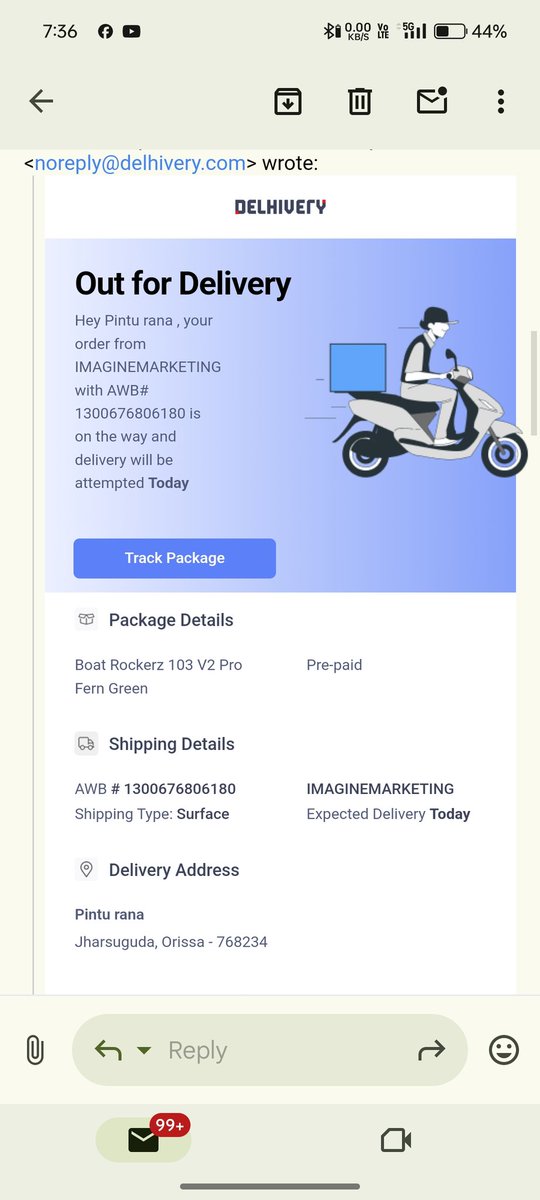 PintuRa00630653's tweet photo. @RockWithboAt  my product is not working  warenty claim hone ke baad sar please call me sar https://t.co/IkyWfprCRv