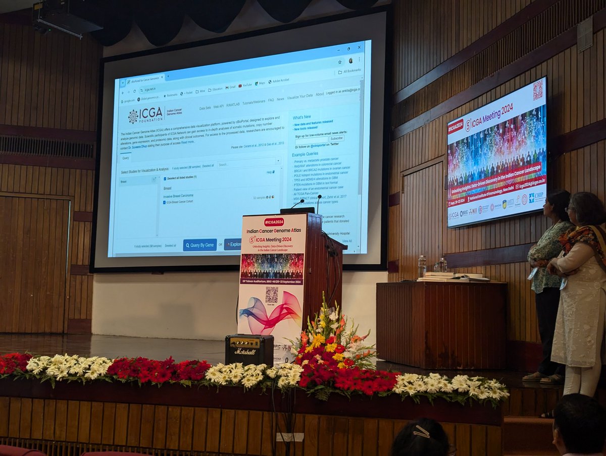projectbasu's tweet photo. At the Indian Cancer Genome Atlas (ICGA) portal launch.

Immensely proud of our Strand team who worked tirelessly to support the consortium in performing analytics, warehousing data and visualization.  tools to advance cancer care. @StrandLife 

#ICGA #strandlifesciences https://t.co/9vLZLCb4P2