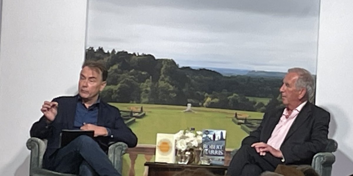 “Amazing to think that Herbert Asquith was PM and could go just about anywhere without being recognised.” <a href="/Robert___Harris/">Robert Harris</a> <a href="/clivedenlitfest/">Cliveden Literary Festival</a>
