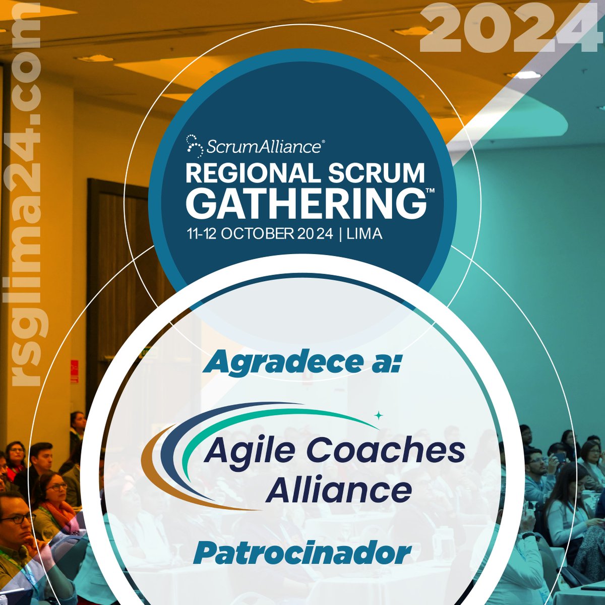 ¡Estamos emocionados de agradecer a Agile Coaches Alliance por hacer realidad el Regional Scrum Gathering Lima 2024!

Únete a nosotros los días 11 y 12 de octubre en el <a href="/hotelmelialima/">Melia Lima</a>  para un evento inolvidable.

Para más detalles y registro, visita: rsglima24.com