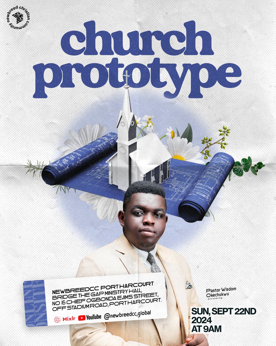 newbreedccng's tweet photo. Join us this Sunday at any of our campuses in Abuja, Lagos, or Port Harcourt—or online—as we continue our Ecclesia series with the topic, "The Church Prototype"! 🙏 

Come expectant to be blessed and edified. Check the fliers for details. 

See you at 9 AM! 
#Ecclesia #NewbreedCC https://t.co/XZkdnmptXg
