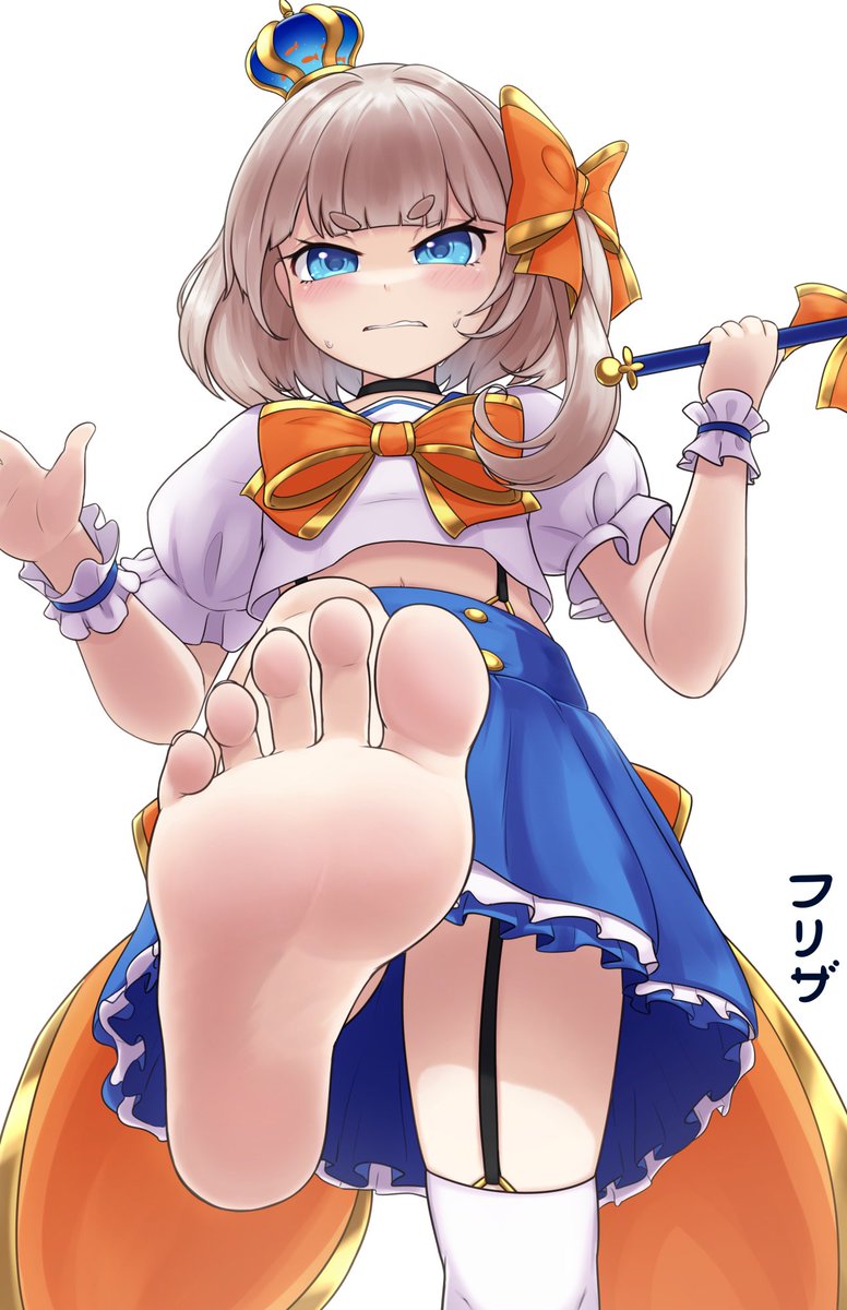 FRZR_r18's tweet photo. alt version 💙🦶🧡 #MariArti https://t.co/MmBPUy7XPX