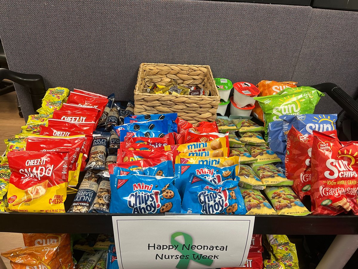 The #NICUNurses <a href="/UFHealthJax/">UF Health Jacksonville</a> have enjoyed lots of sweet treats this week in celebration of #NationalNeonatalNursesWeek. We greatly appreciate their dedication to caring for our smallest patients and their families. #NICUAwarenessMonth #NICU #Nursing #HealthcareHeroes