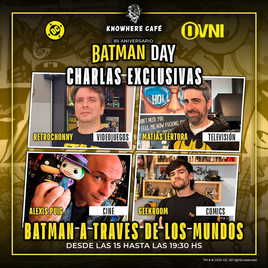 Ovnipressedit's tweet photo. ¡HOY ES EL BATMAN DAY! 🦇🎉

Junto con #knowherecafe queremos invitar a todos los Gothamitas de Argentina a un evento ÉPICO para celebrar los 85 años del Caballero Oscuro. 🙌

#BatmanDay #85AñosDeBatman #Gothamites #OvniPress #KnowhereCafe #EventoEpico https://t.co/eVhYM0HRRm