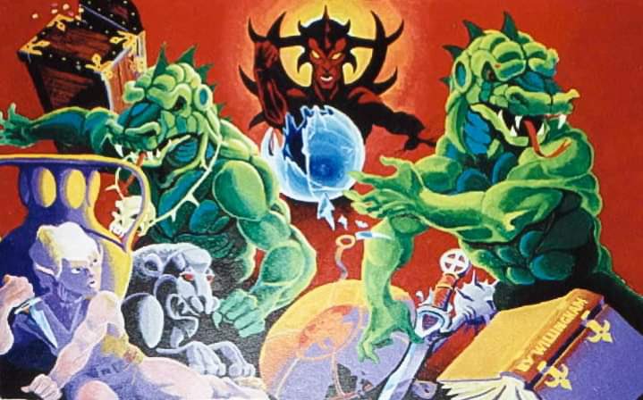One of my unpublished paintings from the TSR days, dug up by a D&amp;D historian named Danny K. There’s a story behind it.