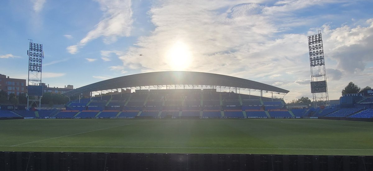 getaperea's tweet photo. Preparando el coliseum @GetafeCF https://t.co/NNmYu8fBxc