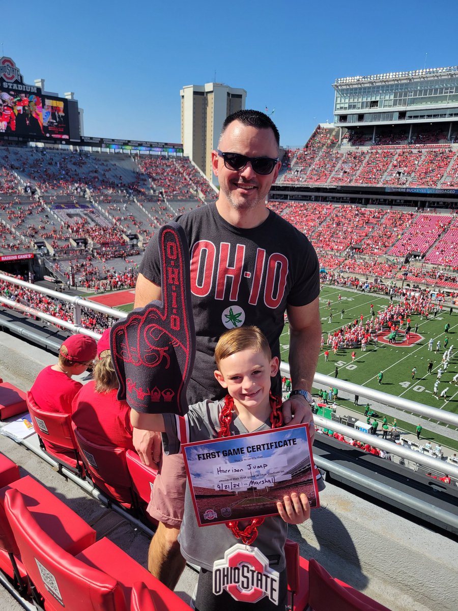 markjump64's tweet image. First game #GoBucks