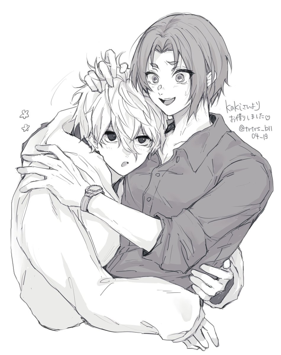 # いいねした人の画像欄覗いて素敵絵を私の絵柄で描いてもいいですか

<a href="/kaki2_/">kaki</a>さんより素敵絵お借りしました！ありがとうございました🙇