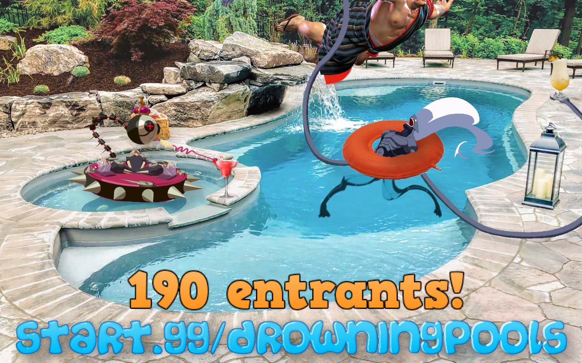 Drowning Pools 2024 has now reached 190 entrants which means we're already at the numbers we had last year - with 9 days to go until sign ups close!

Help us smash our record!

start.gg/drowningpools