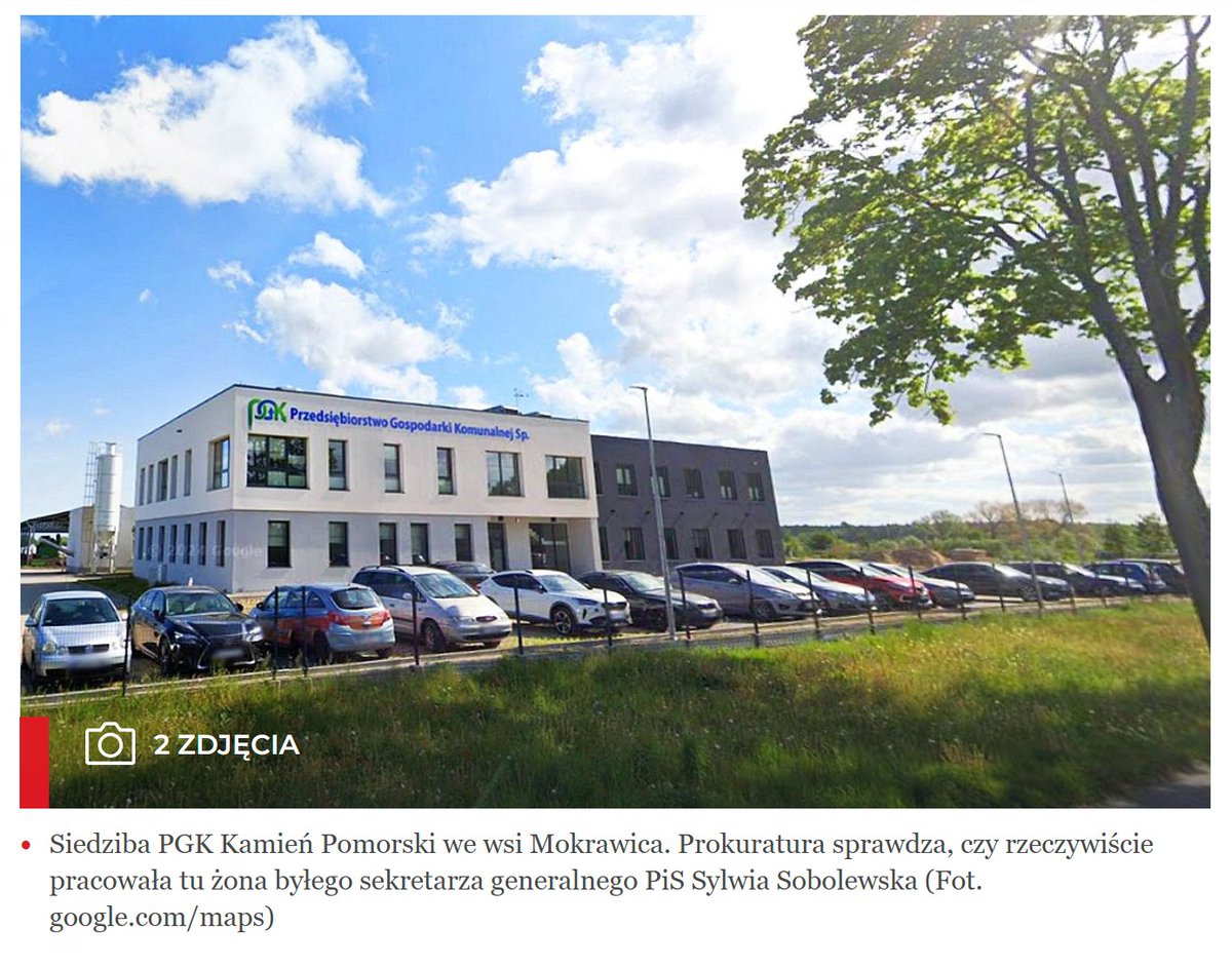 AndrzejekMitura's tweet photo. Prokuratura Krajowa sprawdza, czy żona sekretarza generalnego PiS bywała w pracy we wsi koło Kamienia Pomorskiego !!!
Pochodząca ze Szczecina Sylwia Sobolewska, żona sekretarza PiS Krzysztofa Sobolewskiego, zarabiała po 18 tys. zł miesięcznie w samorządowej spółce z siedzibą we wsi koło Kamienia Pomorskiego. 
Osoba znająca kulisy działań śledczych: 
- To przypomina sprawę żony Ryszarda Czarneckiego
Tak się państwo bawiło za nasze 😡😡😡
Więcej tutaj :
https://t.co/EY1WmONttJ