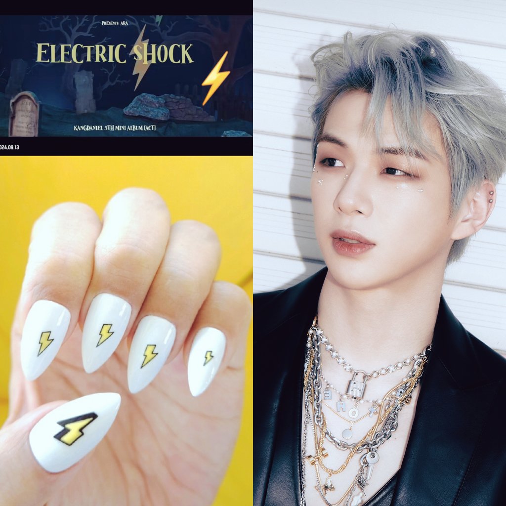 knl011's tweet photo. #Electric_Shock⚡️🔌
Can't wait🩵

⚡️Release On⚡️
2024.09.23 (KST)

@kd_officialx
#강다니엘 #KANGDANIEL #姜丹尼尔 #カンダニエル  #FLOWD #ARA #강다니엘네일 #셀프네일 #selfnail https://t.co/EsOfoK6sij