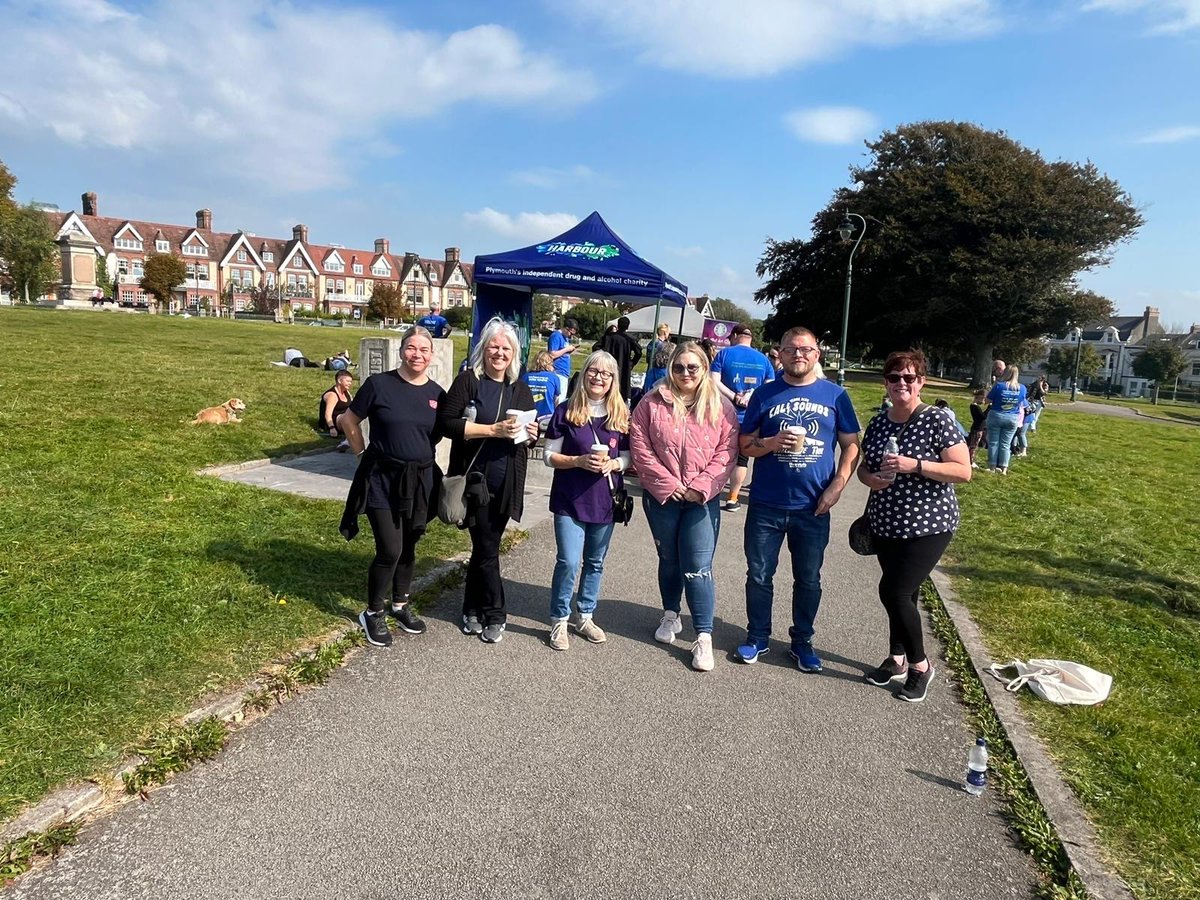 A big well done to the staff volunteers and residents at Devonport House today who joined Plymouth Harbour Centre on their Recovery Walk - Remembering those who are in recovery, want recovery and staff who support recovery