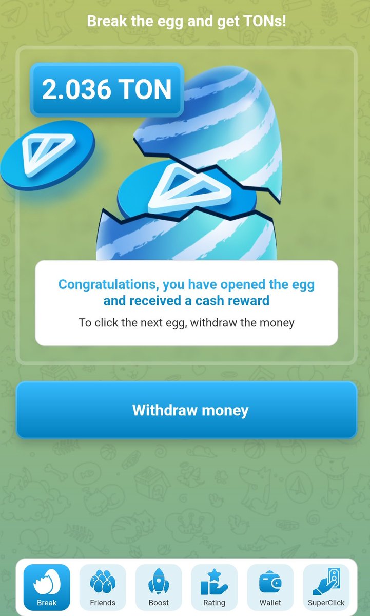 #TON #Airdrop
#TELEGRAM
t.me/Yaytsogram_bot…