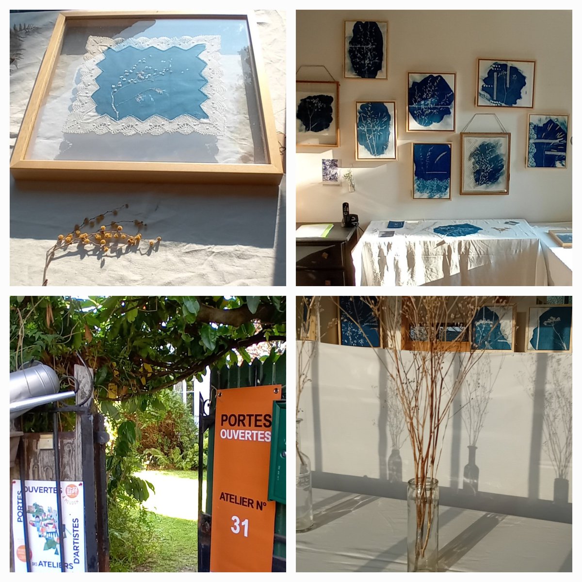 ThomasRouchie's tweet photo. Venez ce week-end  découvrir les broderies sianotypes de Katy pendant  les #journéesportesouvertes   #ArtistesàMeudon  @VilledeMeudon Atelier 31 au 10 rue  Fleury Panckouke. https://t.co/vA10OXsDsF