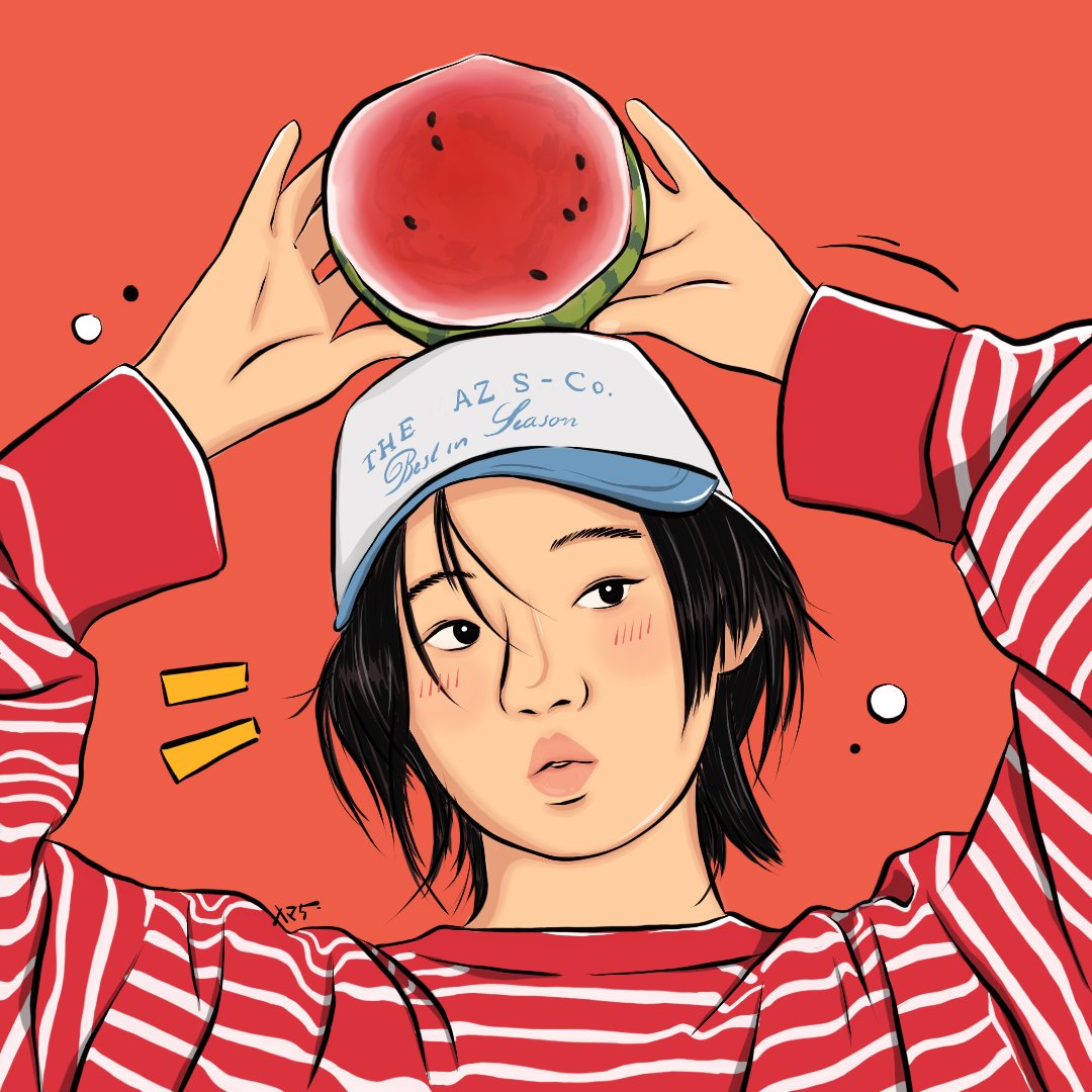 mazis124's tweet photo. •
Watermelon girl.

#sketch #illustration #fanart #opencommission #wip #drawing #hibernasi #mazis124 #tuanhibernasi #digitalart #saturdaynight #girlpotrait #watermelon #watermelon🍉 https://t.co/jkiZSkH6ca