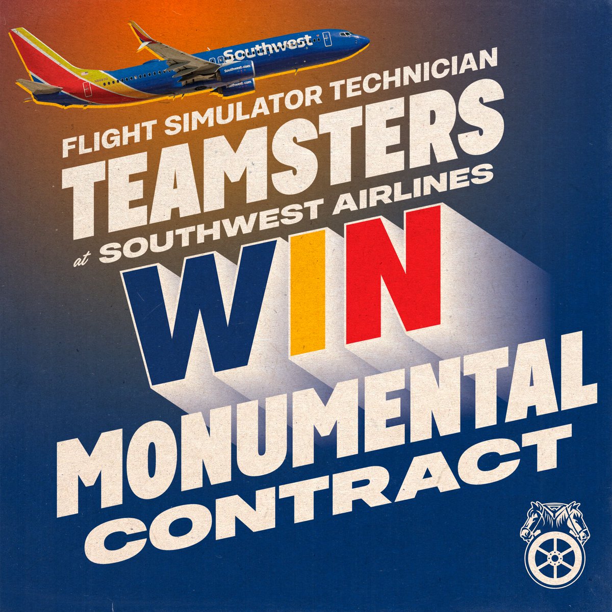 Members of Teamsters Local 19 have ratified a new contract which significantly raises pay and improves benefits for flight simulator technicians at Southwest Airlines. Improvements in the four-year deal include a 23 percent wage increase, more paid paternity and maternity leave,