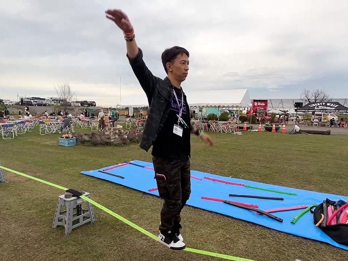 RandScape_BER's tweet photo. 気づけば２週間も経ってしまいましたが
９月７日（土）は「えべつＲＶパーク 秋祭り」に出演させていただきました♪

EIP Ayakaとのユニットでのステージ、スラックライン、抽選会、少し遠くに見えたモエレ沼公園の花火大会 など堪能しました。

応援してくださった皆さん ありがとうございました！ https://t.co/bTBJjomEl5