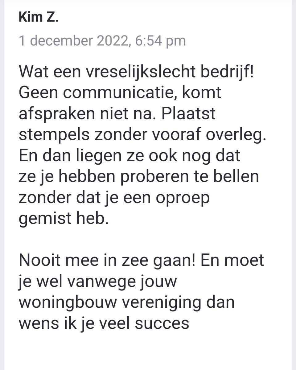 Hemubo #Bouwgajes:
"... komt afspraken niet na, liegen, nooit mee in zee gaan!"
