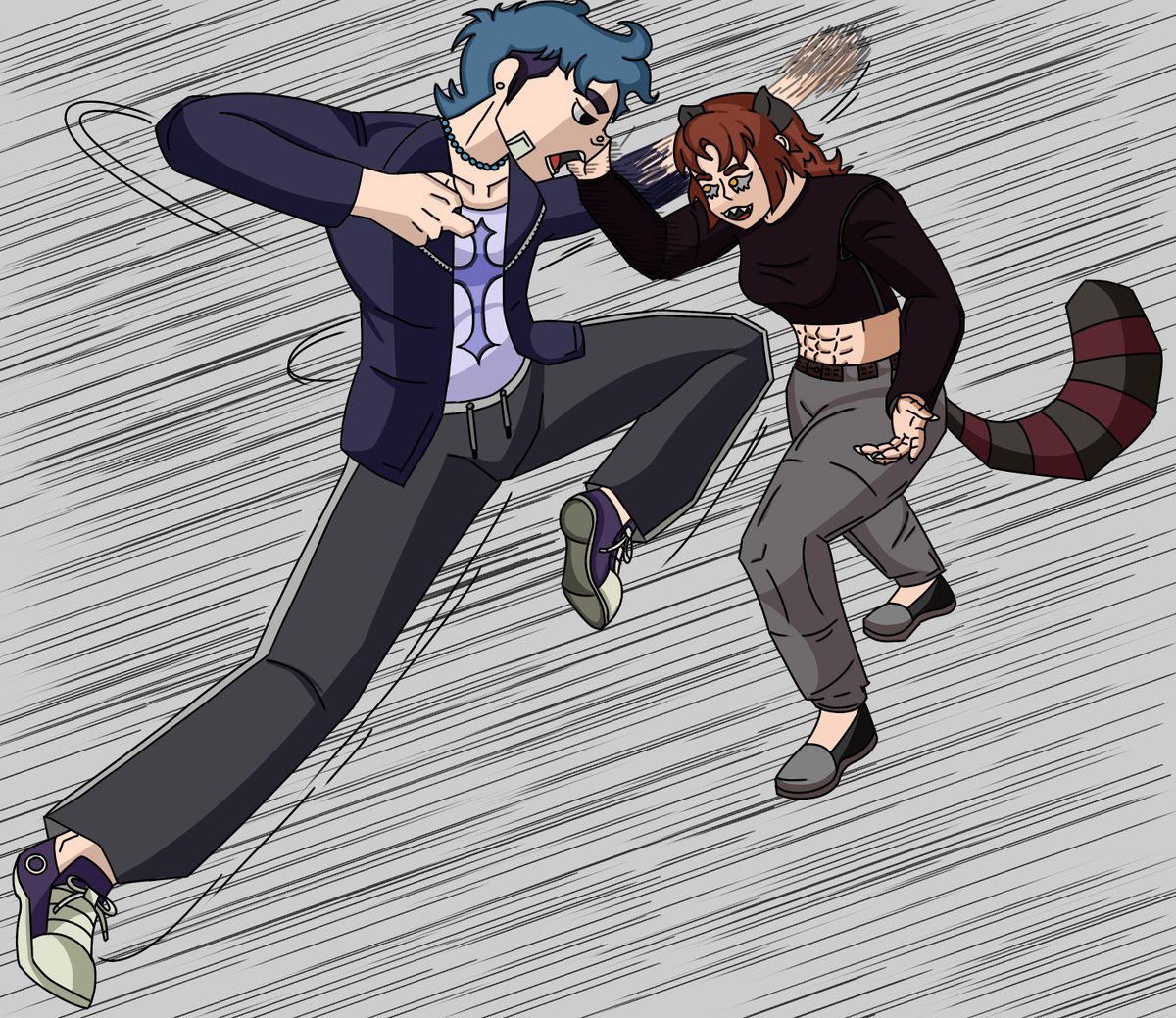 1Another_Draw1's tweet photo. ESP: Thaiel Sandoval, OC de @mikochan_dm2, contra su creadora. Un "Art vs Artist", literal. #MikoWatcha
ENG: Thaiel Sandoval, OC of @mikochan_dm2, versus his creator. An "Art vs Artist", literally. #MikoWatcha https://t.co/KsNlvtqGdR