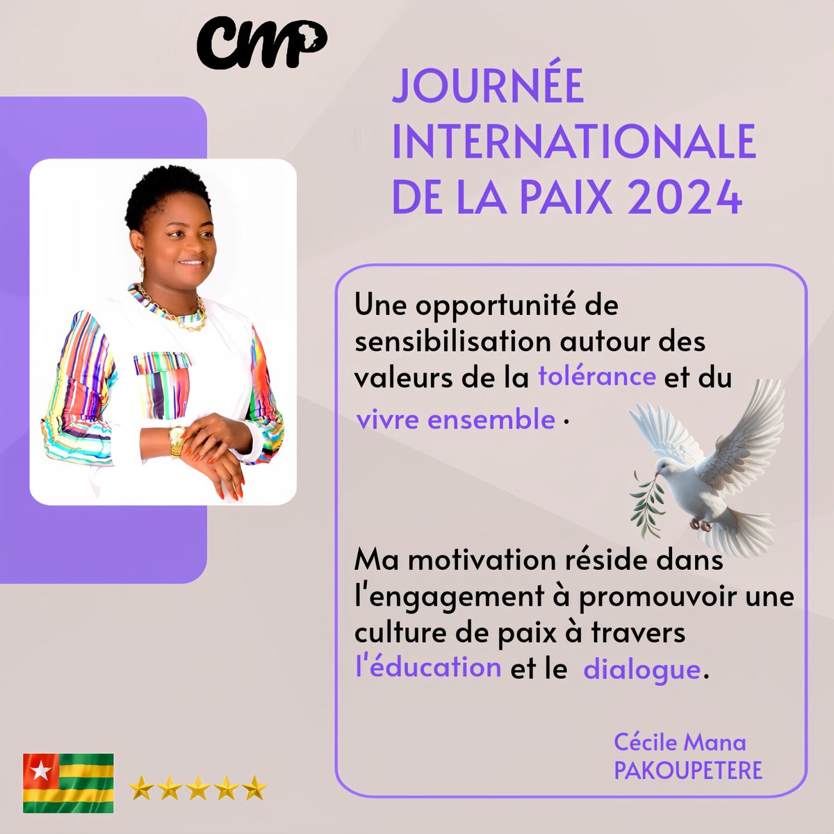 Cécile Mana Pakoupetere tweet media