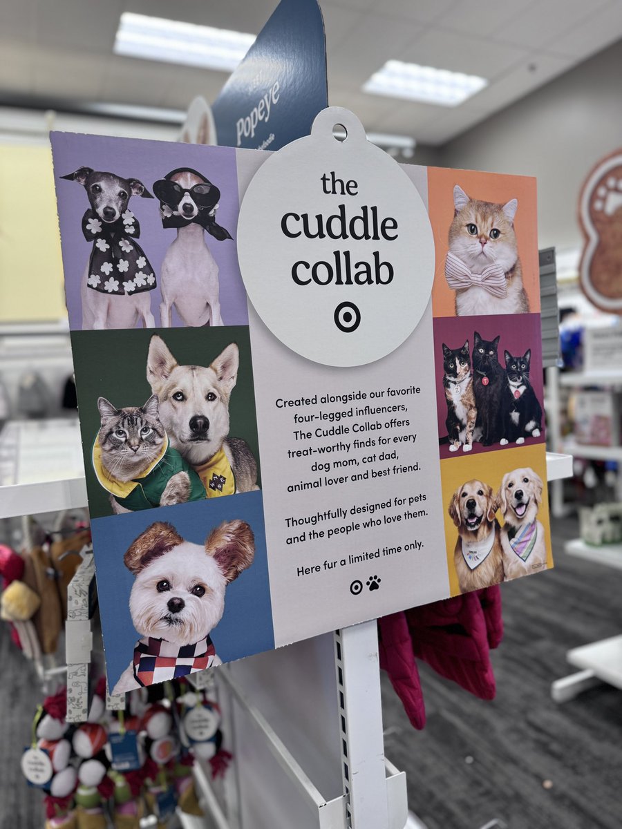 LindsayTarget's tweet image. CuddleClubXTarget Collection is here! Featuring our fur-influencers favorite goodies and a few things for the humans who love them too 😉 Fetch all these items at Target near you! Also thank you to TM Taylor for all your help with this set! We sure had a ball 🎾