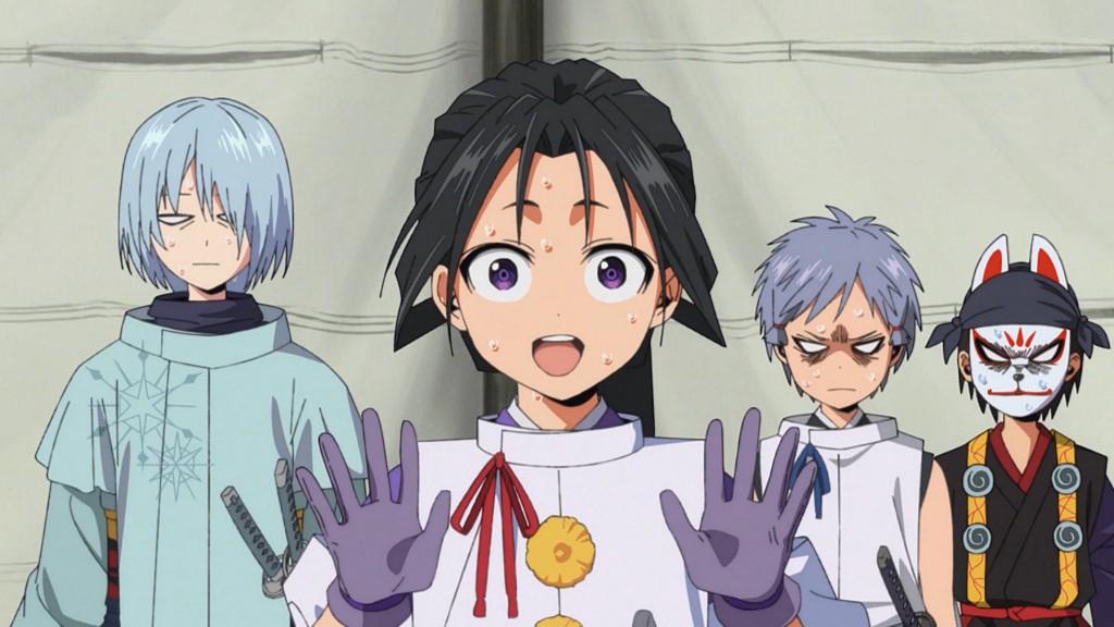 予定通り死ぬぞ！というこのアニメでしか聞けない台詞。逃げる逃げない