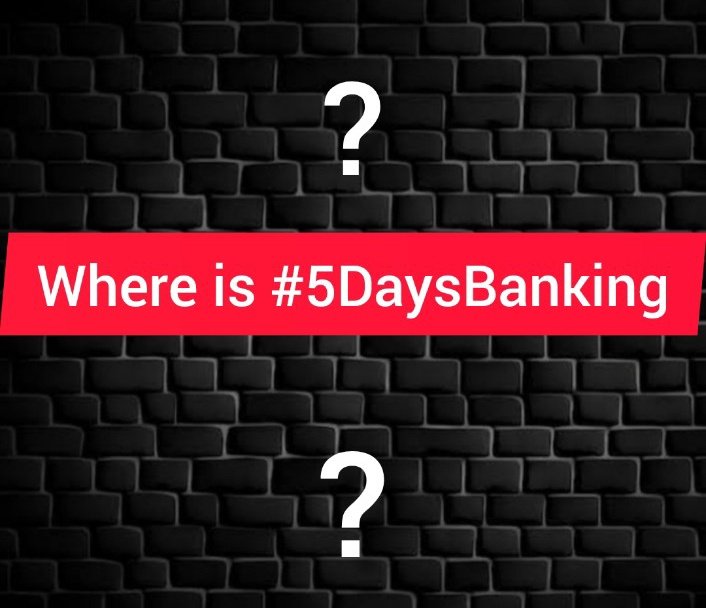 ramshankarsingh's tweet image. Respected
@PMOIndia
@narendramodi Ji
@nsitharaman Ji
@nsitharamanoffc
@FinMinIndia
@DFS_India
@ChVenkatachalam
@aiboc_in
Bankers are eagerly waiting for #5DaysBanking which is pending since long.
Request you all to keep the words what you have made to bankers fraternity. 🙏
