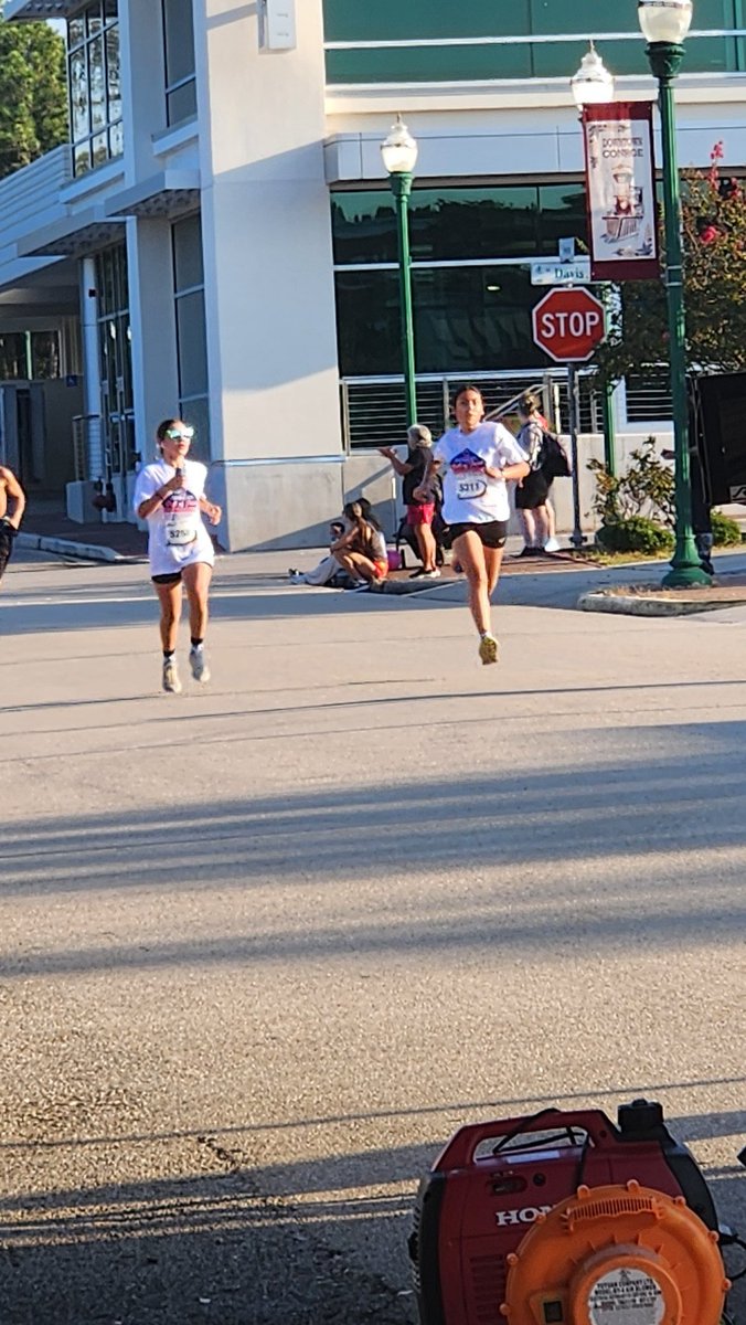 The team represented Caney Creek well today at the Woodforest Charity 5K in Downtown Conroe this morning. Top finishes and medals and fun and even some PRs