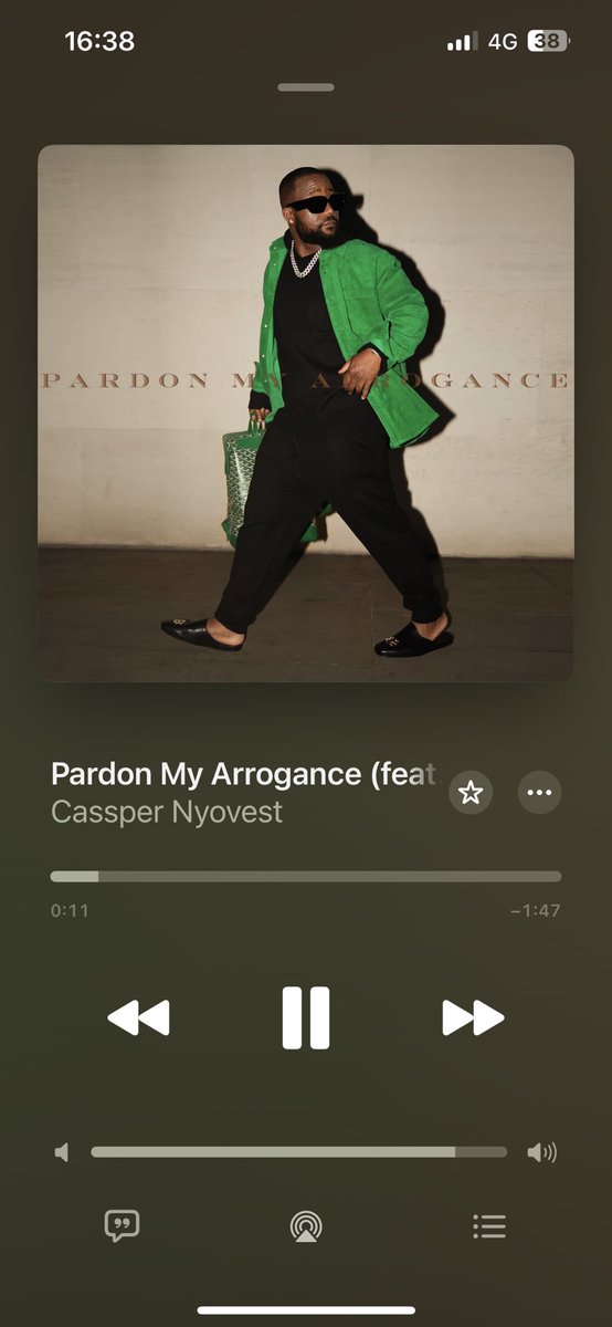 C A S S P E R     N Y O V E S T ‼️. 

I love this song wholeheartedly. Juts too short Mara fokof it slaps so hard.