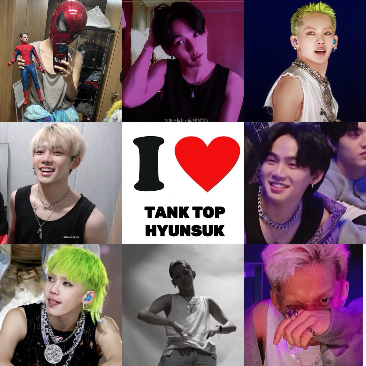 sayhaneulx's tweet photo. I ♥️ TANK TOP HYUNSUK https://t.co/q4eOsJONGR
