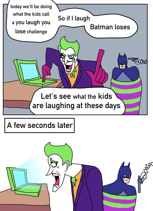The Joker was not ready for brain rot 