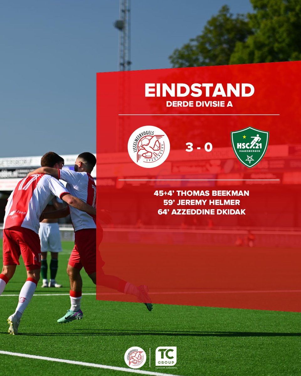 VVIJV's tweet photo. AFGELOPEN | IJsselmeervogels wint ook van HSC '21. Na 90 minuten spelen is de eindstand 3-0. Dinsdag gaan we naar Assen voor de KNVB Beker. We ontmoeten ACV. Zaterdag gaan we naar RKVV DEM. Een fijn weekend en tot dan!

#IJSHSC (3-0) #ACVIJS https://t.co/wEGRld2Ddm