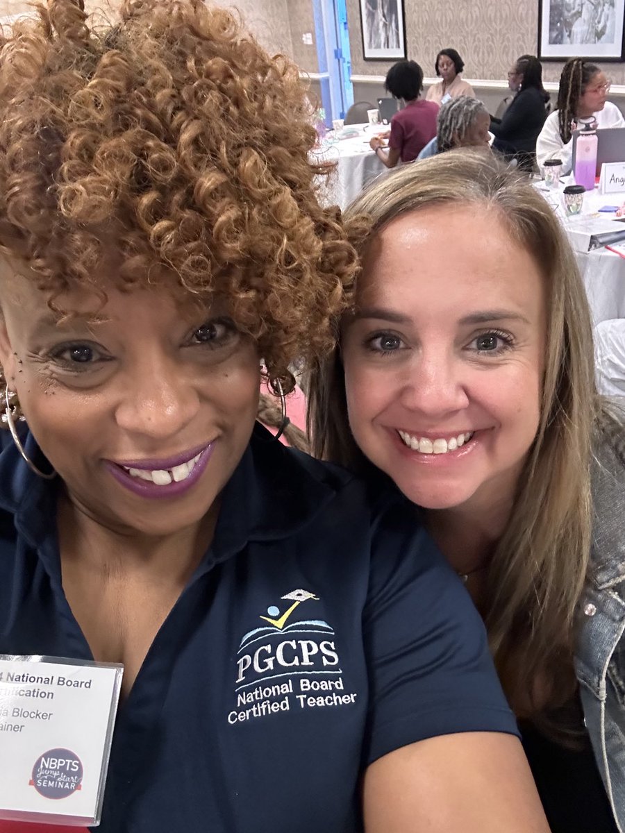 MentorTeacher4's tweet photo. If I’m talking #NBC, I will find #PGCPSNBCT Candidates and #NBCTs. Today I’m supporting Maryland candidates at @MSEA ⁦@NBPTS⁩ #Fall2024Jumpstart. #BlueprintInAction ⁦@OPLLpgcps⁩ #NBCTStrong #PGCEA ⁦@PGCEA_PR⁩ https://t.co/cYPXrUWFNW