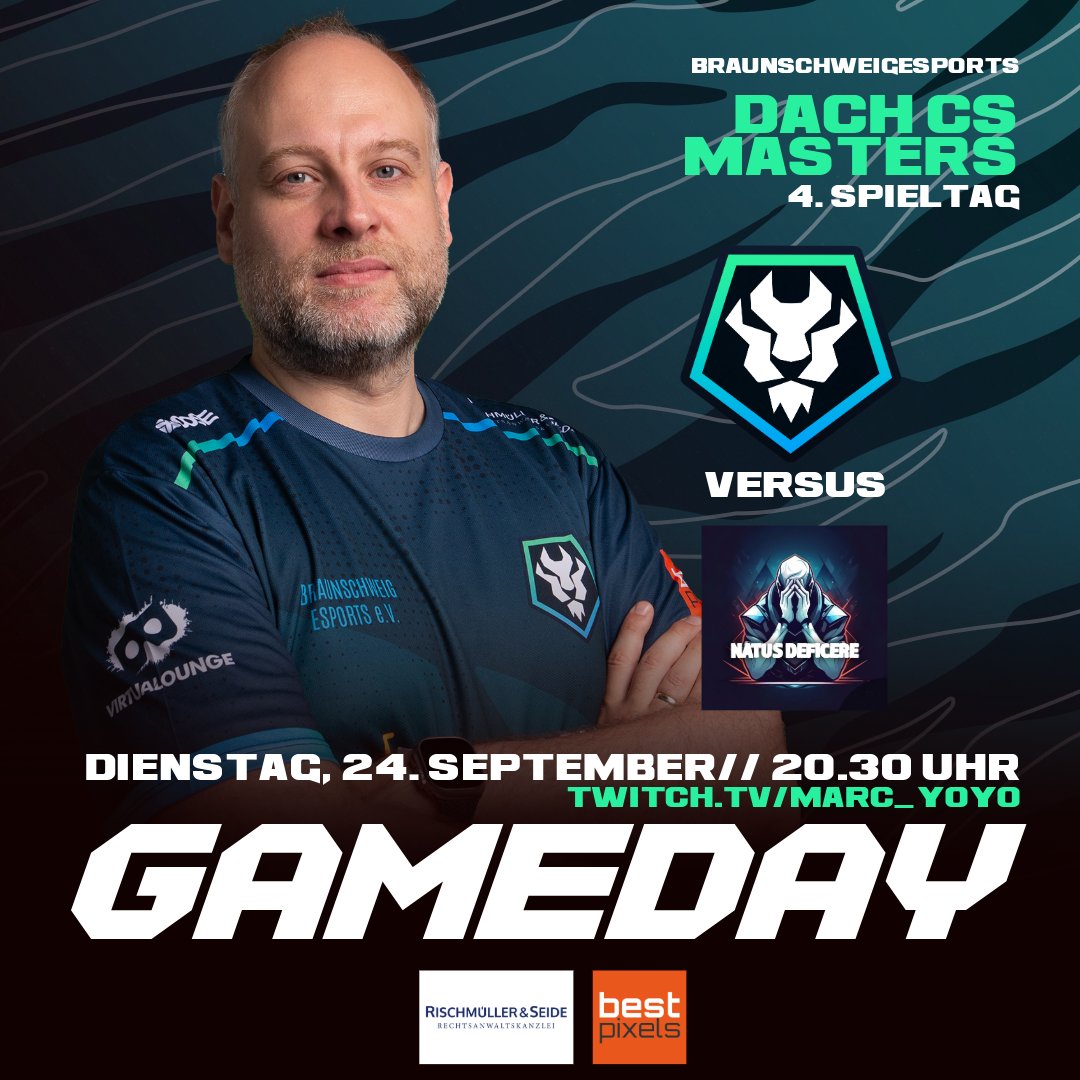 Braunschweig eSports e.V. (@loewenesports) on Twitter photo Am 4. Spieltag der <a href="/dachcs/">DACH CS Masters</a> treffen wir auf das aktuell noch ungeschlagene Natus Deficere. Können wir den Favoriten zum Wanken bringen? #braunschweig #esports #cs2 #counter-strike Am 4. Spieltag der <a href="/dachcs/">DACH CS Masters</a> treffen wir auf das aktuell noch ungeschlagene Natus Deficere. Können wir den Favoriten zum Wanken bringen? #braunschweig #esports #cs2 #counter-strike