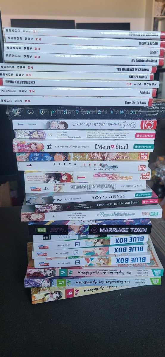 Ja man merkt heute war manga-tag👉🏻👈🏻