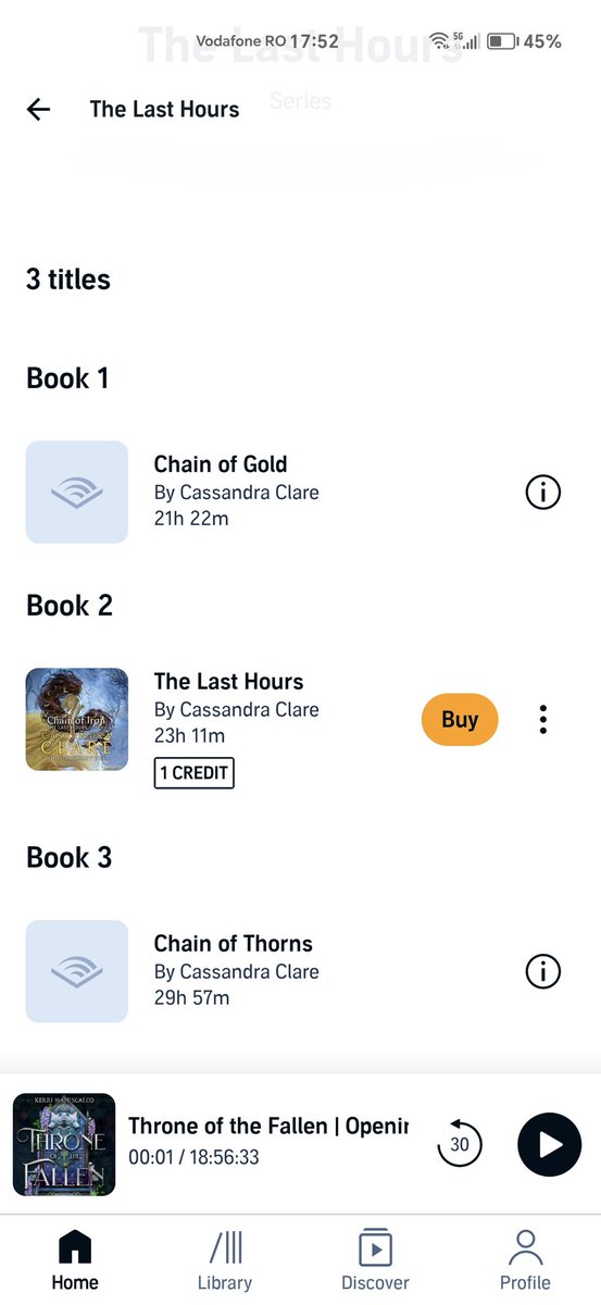 FlorinaFlower93's tweet photo. @audibleuk hi guys. Why in this series it's available only book 2 and not the rest?  @cassieclare https://t.co/KDWnuOuV4Y