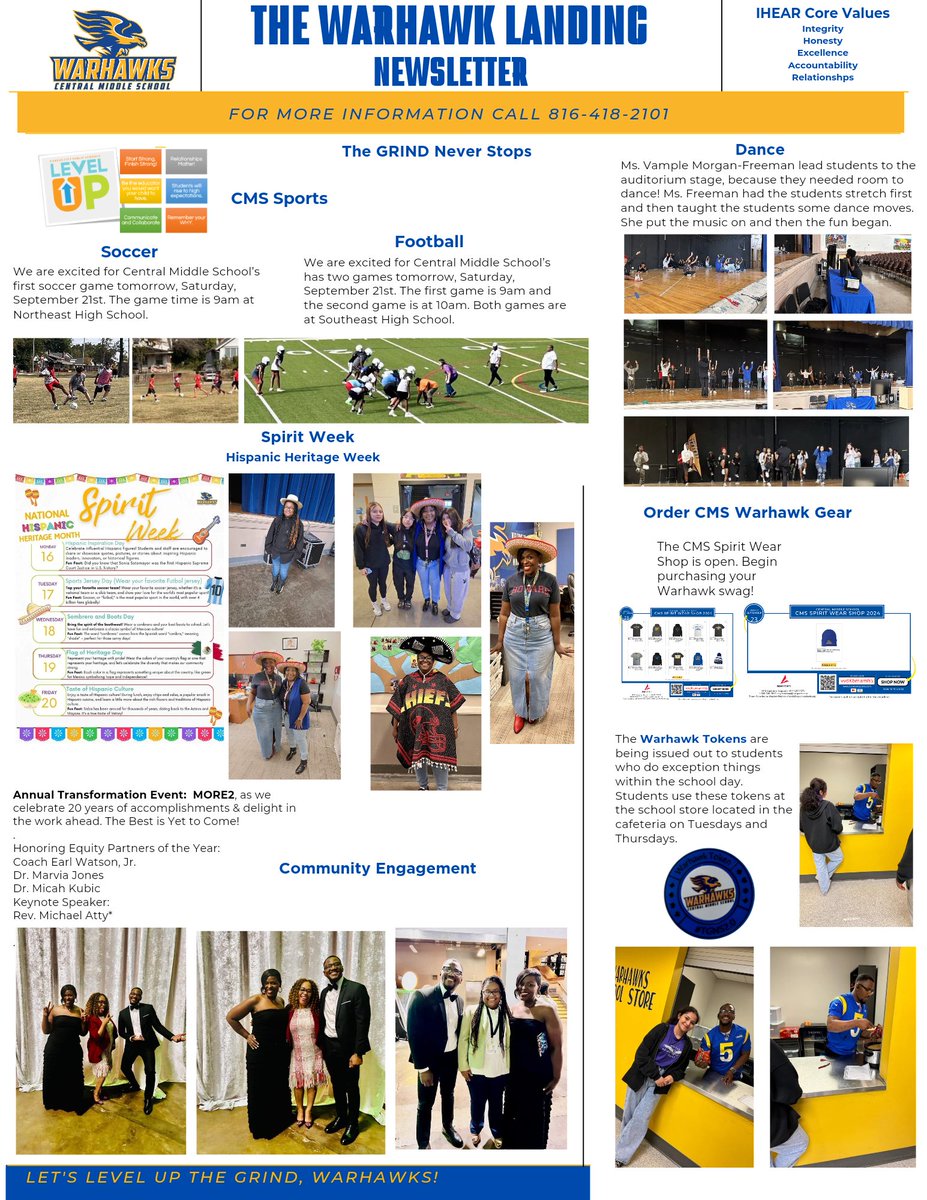 .
🌟 New Edition Alert! 🌟
Hey Warhawks! 🦅 Here is the latest edition of Warhawk Landing! 🚀 Dive into the freshest stories, campus highlights, community and staff spotlights, and so much more.  #KCPS  #thegrindneverstops2point0